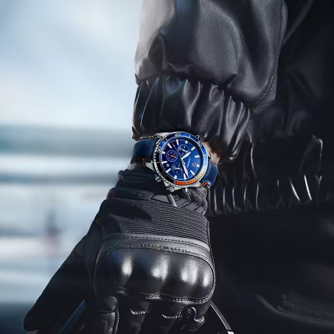 45mm | Couro Genuíno Quartzo Proteção Mineral