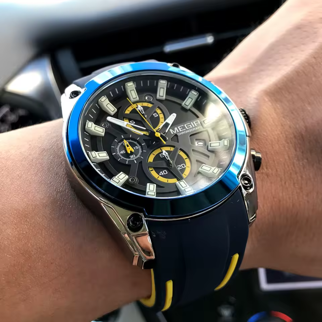 Relógio Masculino Megir XPRO 46mm Multifuncional