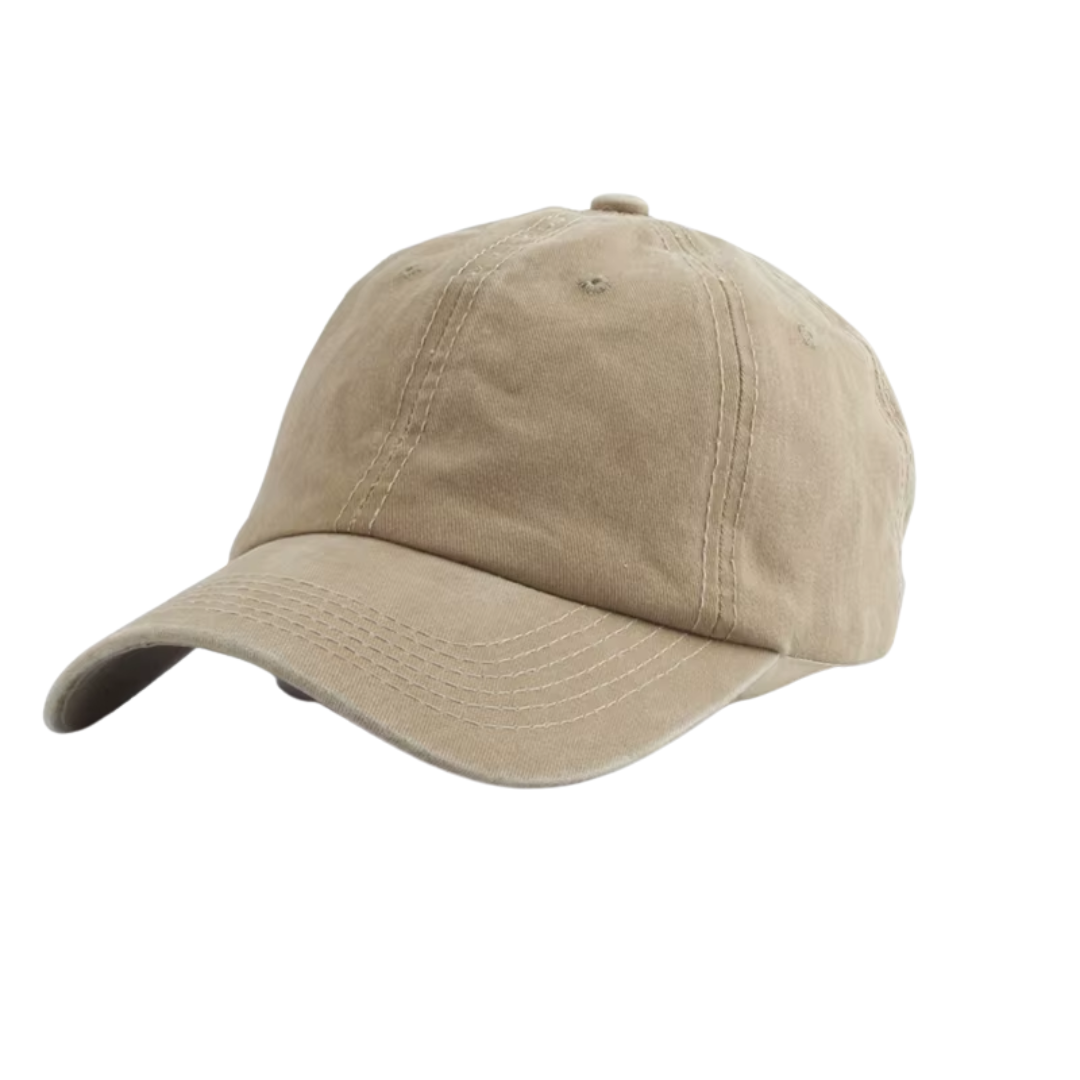 Boné Vintage em Algodão Lavado