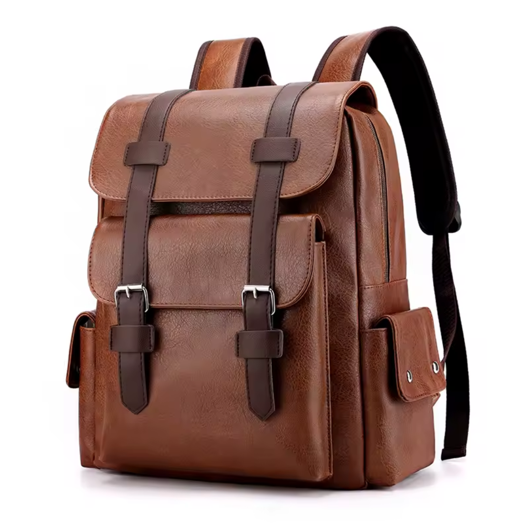 Mochila Vintage Class em Couro