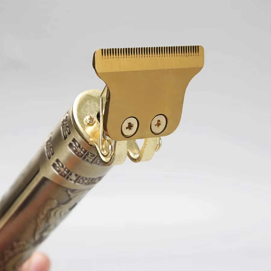 Barbeador Gold Dragon com 4 Pentes