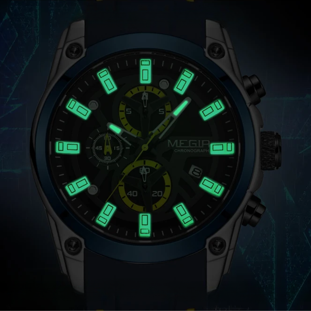 Relógio Masculino Megir XPRO 46mm Multifuncional