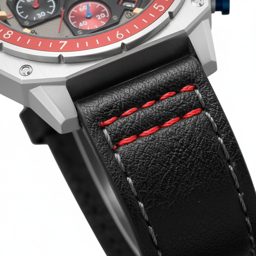 Relógio Naviforce Fórmula 1 Masculino em Couro Legítimo 45mm