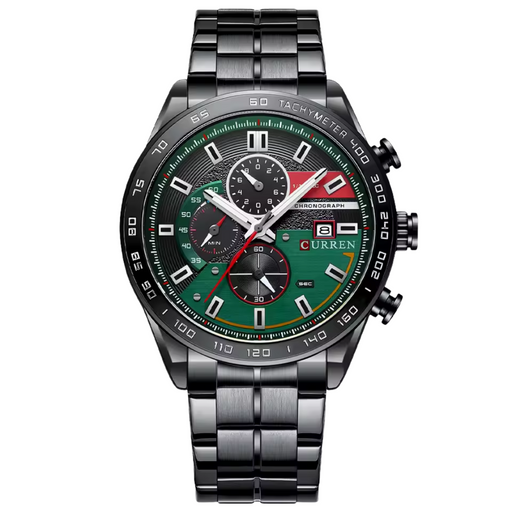 Relógio Masculino Curren Poker 45mm Acabamento Polido