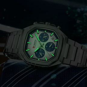 39mm | Aço Escovado Quartzo Japonês