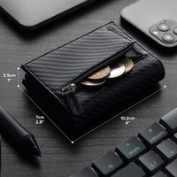 Carteira Bifold em Carbono e Bloqueio RFID