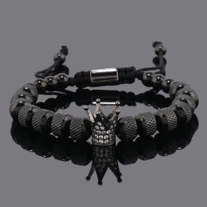 Pulseira de Luxo com Coroa