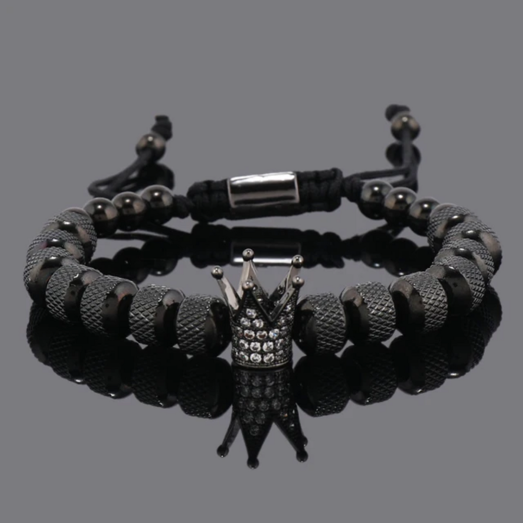 Pulseira de Luxo com Coroa