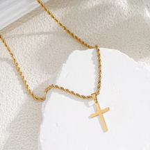 Corrente Elegante com Crucifixo