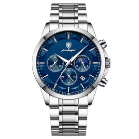 Relógio Masculino Poedagar Moon  40mm Fase Lunar