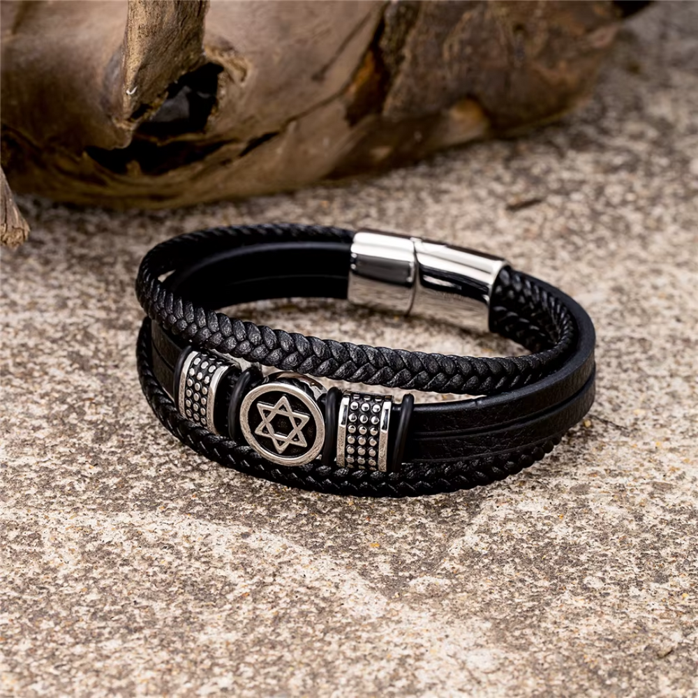 Pulseira Hexagrama Amuleto Poderoso