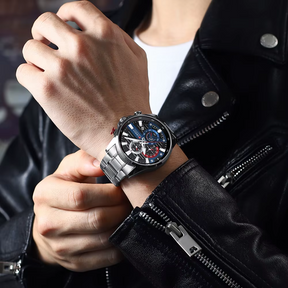 46mm | Quartzo Aço Inox Mecanismo de Alta Precisão