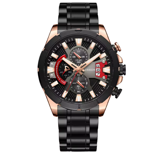 Relógio Masculino Curren Experience 48mm Liga Metálica Multicores