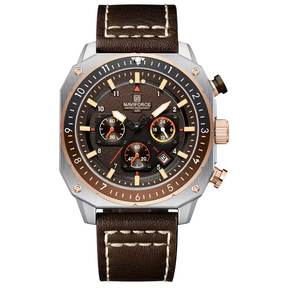 45mm | Couro Legítimo Design Angular Exclusivo Edição de Corrida