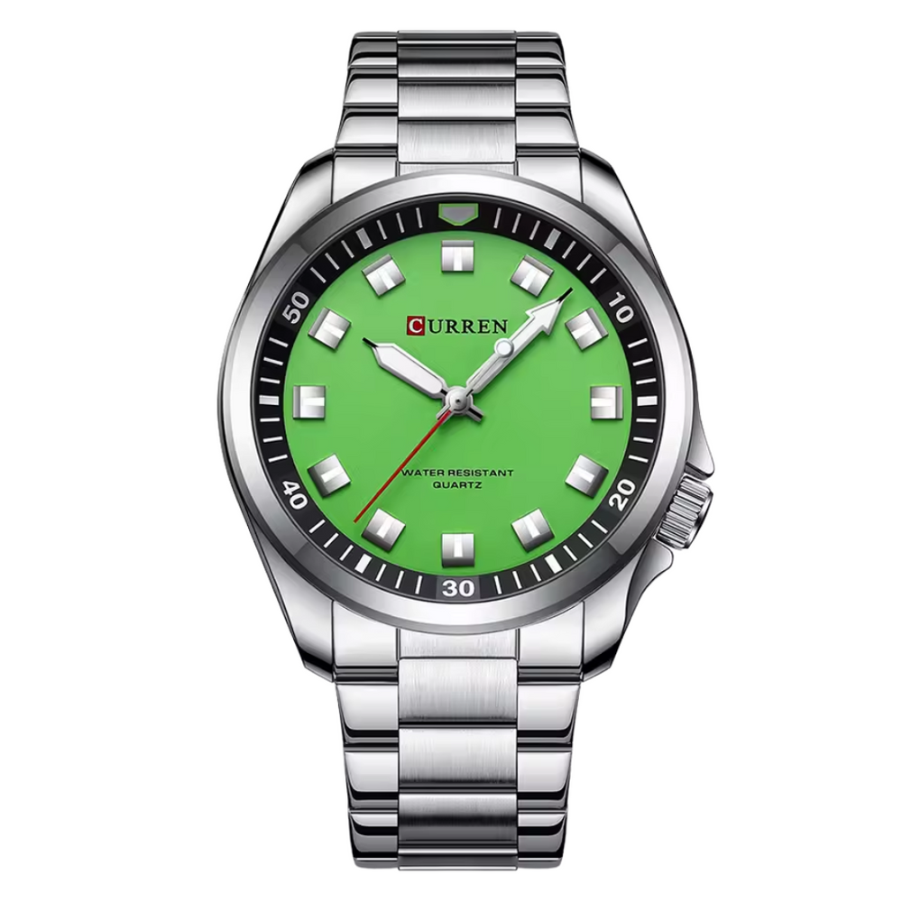 Relógio Masculino 44mm Curren Class Vidro Mineral