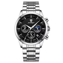 Relógio Masculino Poedagar Moon  40mm Fase Lunar