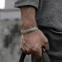 Pulseira Rústica em Prata Esterlina 925