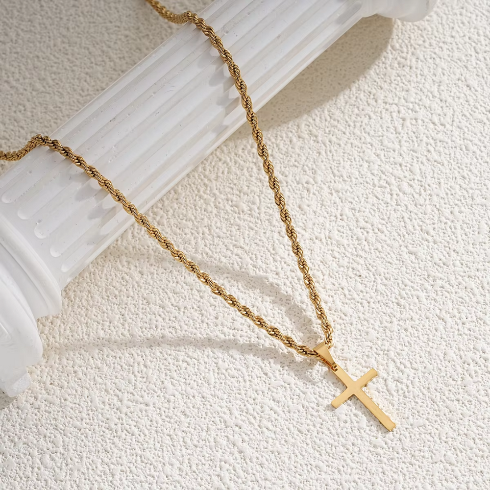 Corrente Elegante com Crucifixo