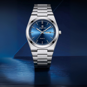 40mm | Data Automática Aço Inox Fecho Oculto Caixa Baixa
