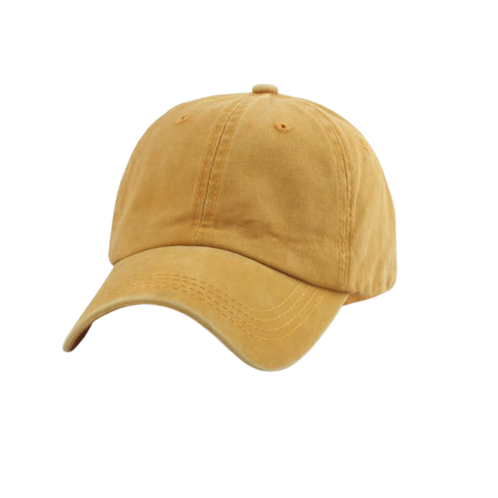 Boné Vintage em Algodão Lavado