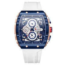 Relógio Masculino Curren Dominion 49mm Liga Metálica Retangular