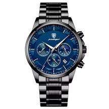 Relógio Masculino Poedagar Moon  40mm Fase Lunar