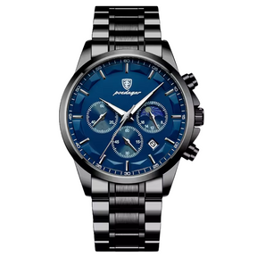 Relógio Masculino Poedagar Moon  40mm Fase Lunar
