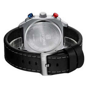 45mm | Couro Legítimo Design Angular Exclusivo Edição de Corrida