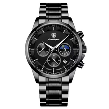 Relógio Masculino Poedagar Moon  40mm Fase Lunar