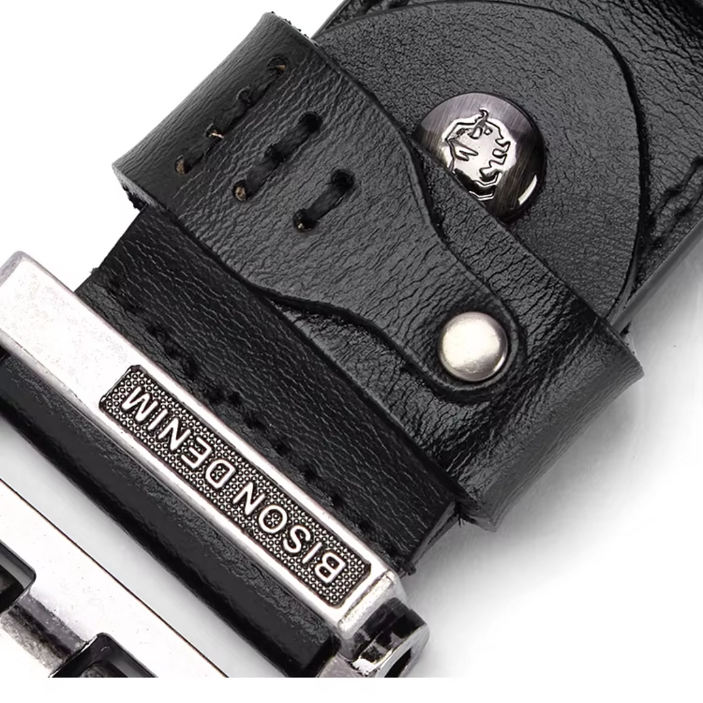 Cinto Bison Vintage Premium em Couro