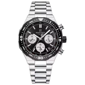 Relógio Masculino Naviforce Chrono 45mm Alta Resistência