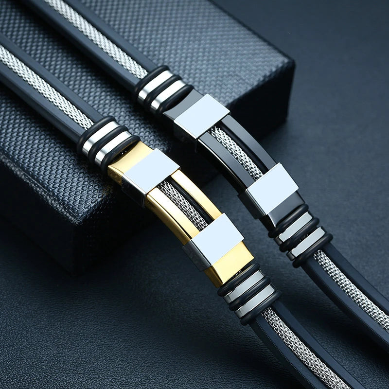 Pulseira Iron em Aço Inoxidável Temperado
