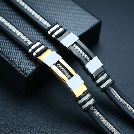 Pulseira Iron em Aço Inoxidável Temperado