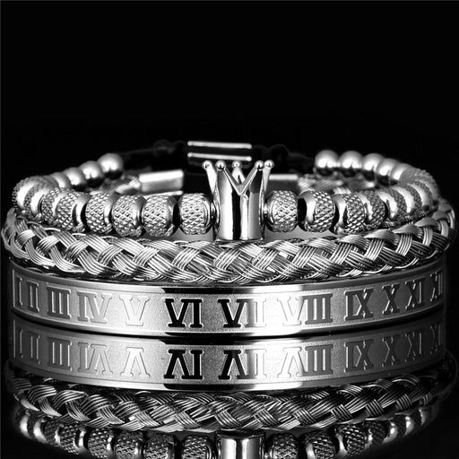 Pulseiras Roma Antiga com 3 Peças