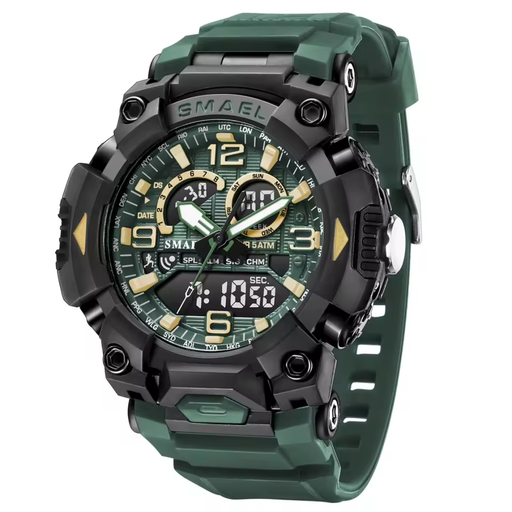 Relógio SMAEL Militar Verde