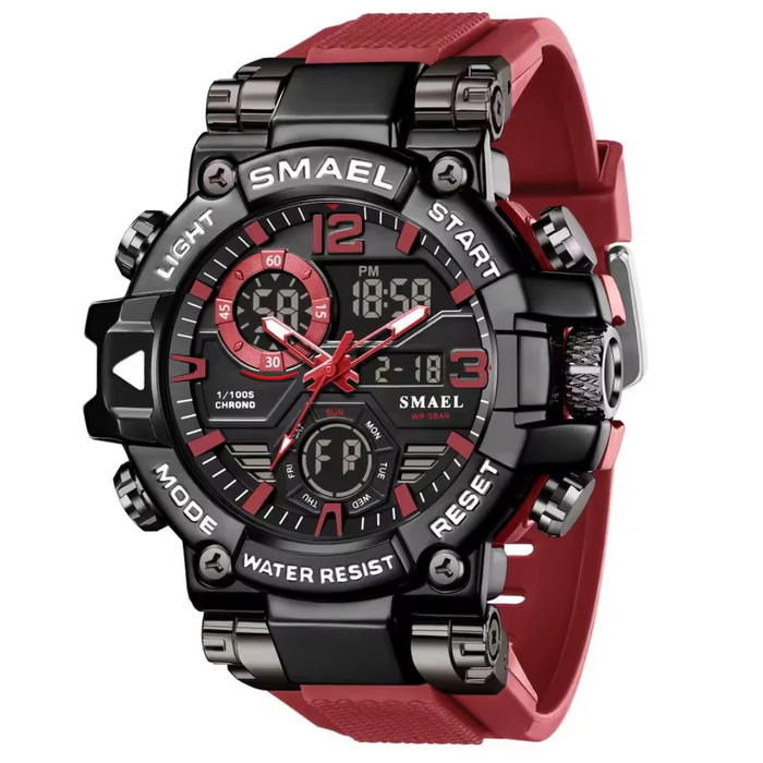 Relógio SMAEL 8110 Esportivo Vermelho