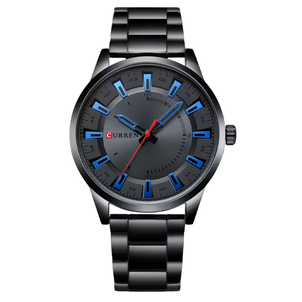 Relógio Masculino Curren Titan 45mm Minimalista