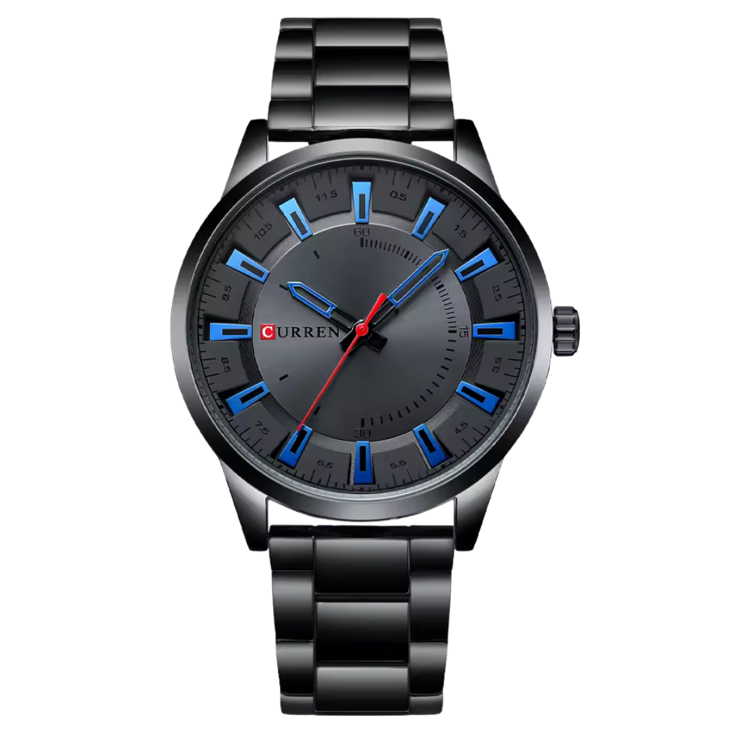 Curren titaan Titan 45mm — Relógio Masculino Minimalista Elegante